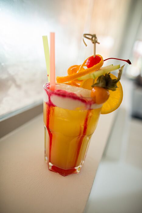 Cocktail in der Flowelounge in Bad Loipersdorf